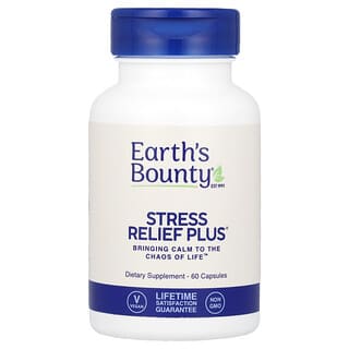 Earth's Bounty, Stress Relief Plus®（ストレスリリーフプラス）、60粒
