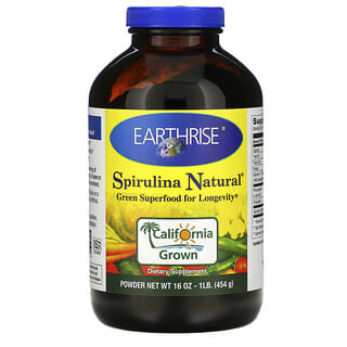 Earthrise, Espirulina natural, 454 g (16 oz)