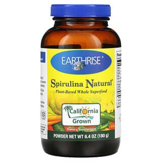 Earthrise, Spirulina Natural Powder, 6.4 oz (180 g)