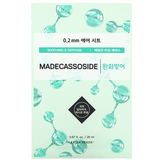 ETUDE, 0.2 Air Beauty Mask, Madecassoside, 1 Sheet, 0.67 fl. oz. (20 ml)
