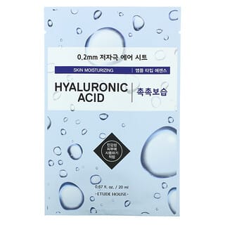 ETUDE, 0.2 Air Beauty Mask, Hyaluronic Acid, 1 Sheet, 0.67 fl. oz. (20 ml)