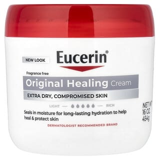 Eucerin, Original Healing 系列舒緩霜，乾敏肌膚用，無香型，16 盎司（454 克）