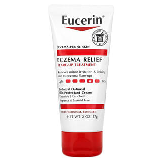 Eucerin‏, הקלה במקרי אקזמה, לטיפול במקרי התפרצות אקזמה, 57 גרם (2 אונקיות)