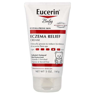 Eucerin, Crema para aliviar el eczema, Bebés, 141 g (5 oz)