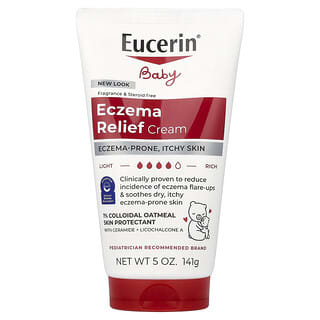 Eucerin, 아기용, 습진 완화 크림, 141g(5oz)