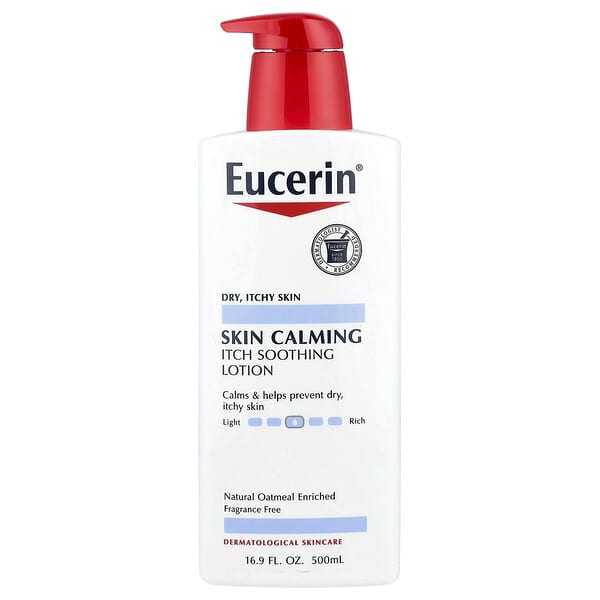 Eucerin, Skin Calming Lotion, Fragrance Free, 16.9 fl oz (500 ml)