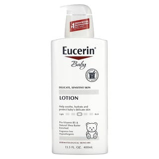 Eucerin, Baby Lotion, Fragrance Free, 13.5 fl oz (400 ml)