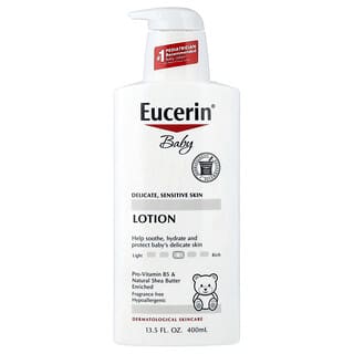 Eucerin, Loción para bebés, Sin fragancia, 400 ml (13,5 oz. líq.)