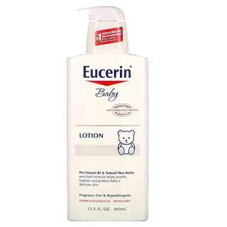 Eucerin, Loción para bebés, Sin fragancia, 400 ml (13,5 oz. líq.)