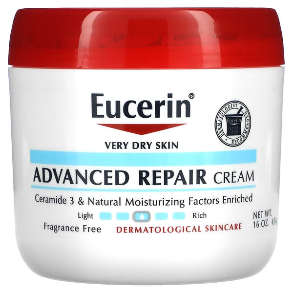 Eucerin‏, كريم إصلاح متطور، خالٍ من العطور، 16 أونصة (454 جم)