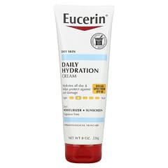 Eucerin, ежедневный увлажняющий крем, SPF 30, без отдушек, 226 г (8 унций)