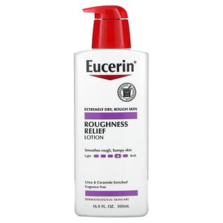 Eucerin‏, קרם להקלה על עור קשה, נטול בושם, 500 מ"ל (16.9 אונקיות נוזל)
