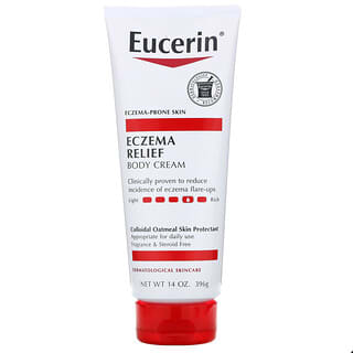 Eucerin, Eczema Relief, Creme Corporal, Sem Perfume, 396 g (14 oz)