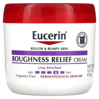Eucerin‏, קרם לטיפול בעור קשה, ללא בישום, 454 גרם (16 אונקיות)