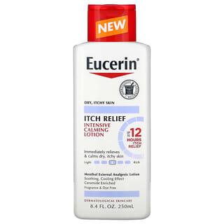 Eucerin, Loción calmante intensiva para aliviar la comezón, 250 ml (8,4 oz. líq.)