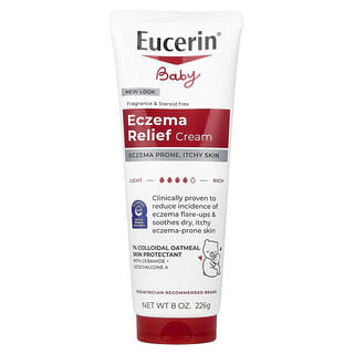 Eucerin, 유아용, 습진 완화 크림, 무향, 226g(8oz)