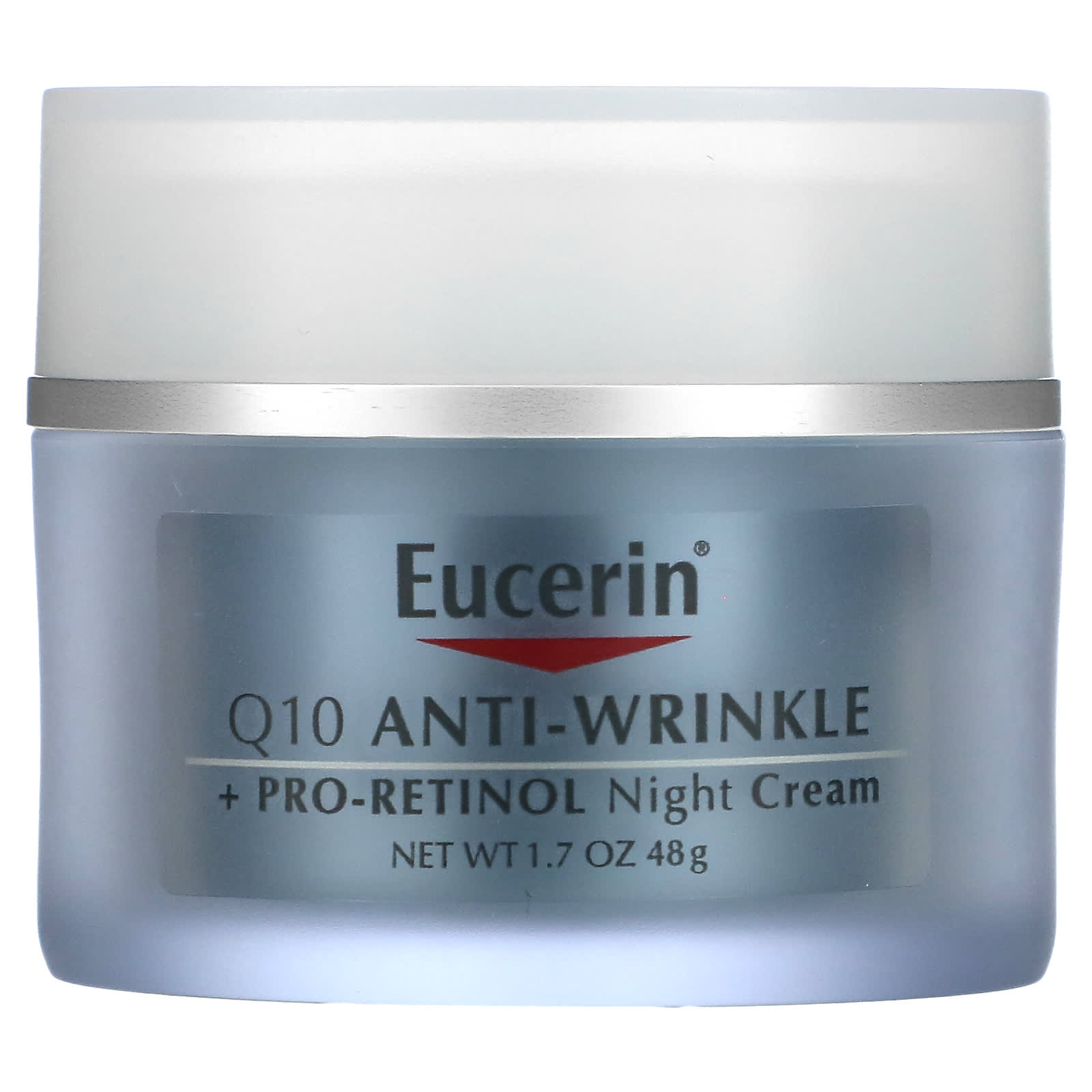 låne Wow Morgen Eucerin, Q10 Anti-Wrinkle + Pro-Retinol Night Cream, 1.7 fl oz (48 g)