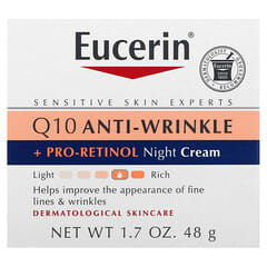 Eucerin, Q10 Anti-Falten + Pro-Retinol-Nachtcreme, 48 g (1,7 fl. oz.)