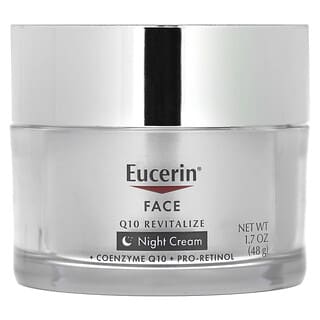 Eucerin, Q10 Revitalize, ночной крем для лица, без отдушки, 48 г (1,7 жидк. унции)