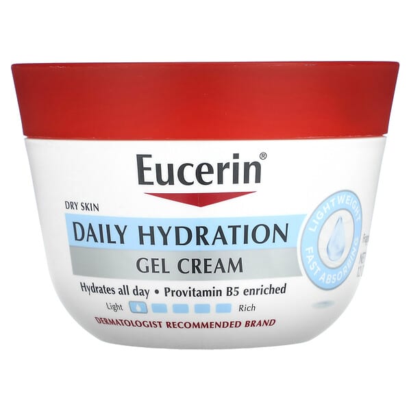 Eucerin, 日常補水凝膠狀乳霜，無香，12 盎司（340 克）