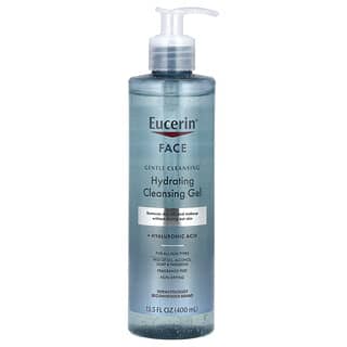 Eucerin, Face, Hydrating Cleansing Gel, Fragrance Free, 13.5 fl oz (400 ml)