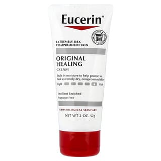 Eucerin, Sanación original, crema para piel muy seca y sensible, sin fragancia, 2 oz (57 g)