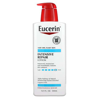 Eucerin, інтенсивне відновлення, лосьйон, без ароматизаторів, 500 мл (16,9 рідк. унції)