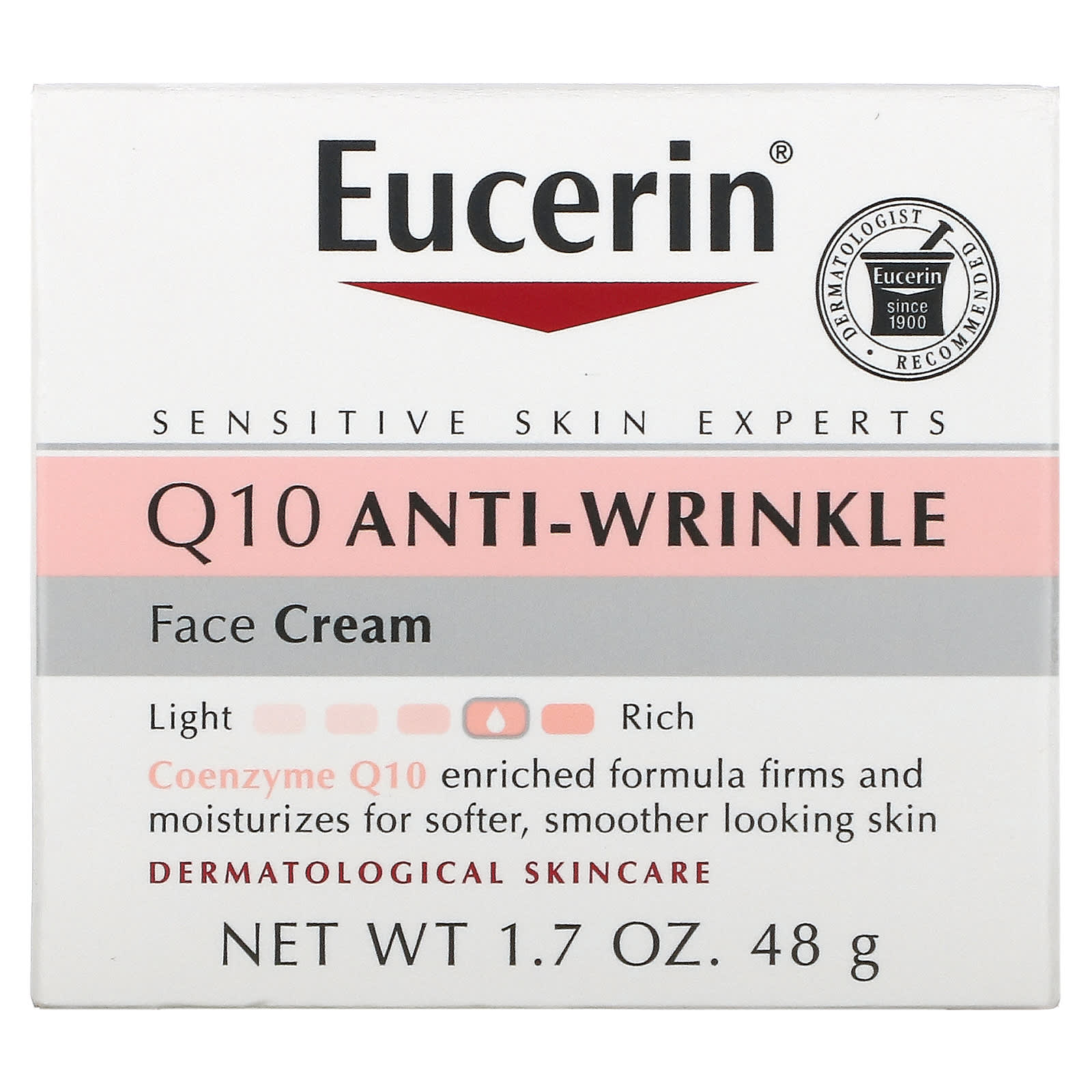 magasin hævn Menneskelige race Eucerin, Q10 Anti-Wrinkle Face Cream, 1.7 oz (48 g)