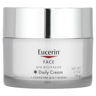Eucerin, Q10 Revitalize Daily Cream, Face, Fragrance Free, 1.7 oz (48 g)