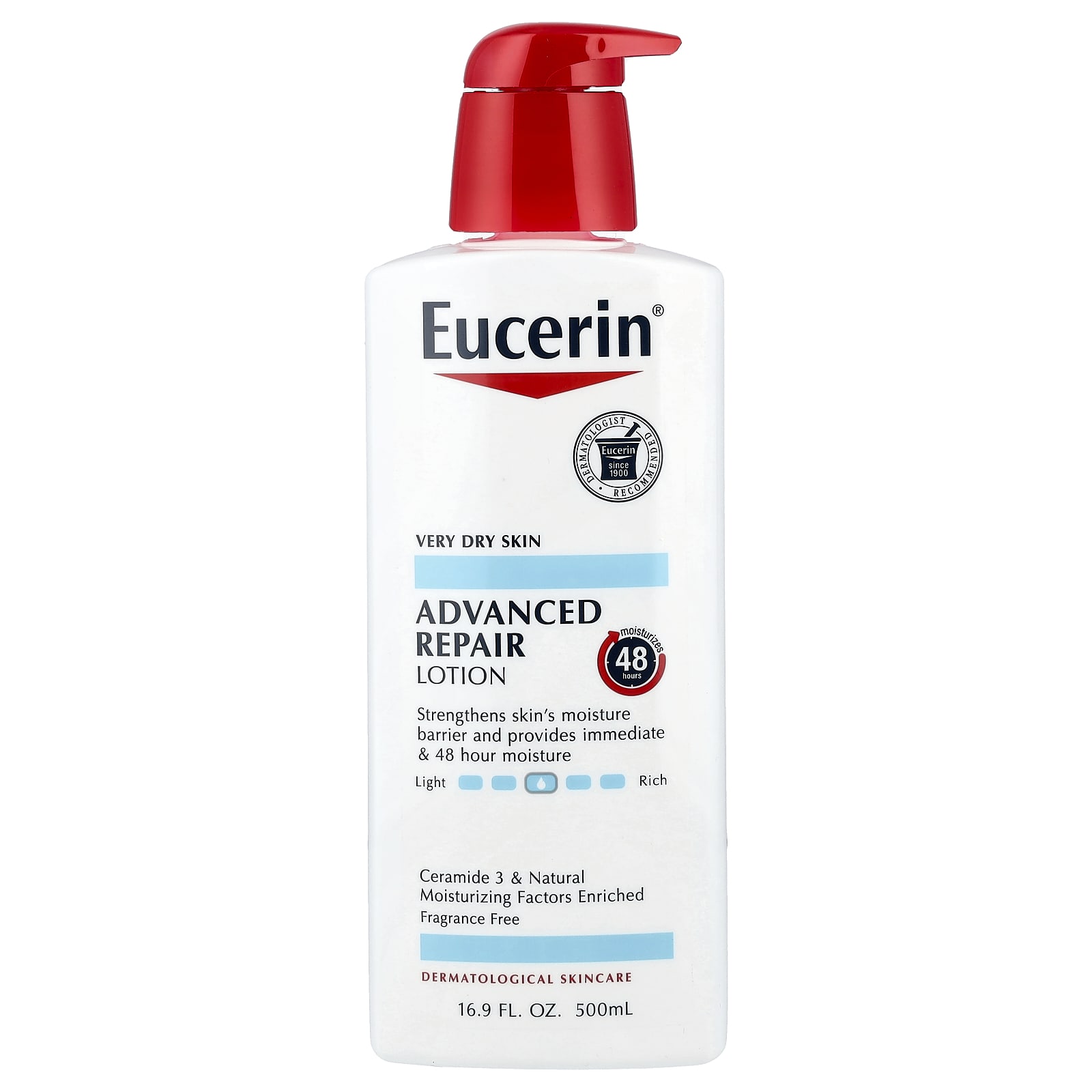 リペア乳液４本 アドバンスリペアローション 無香料16.9 fl oz (500 ml)