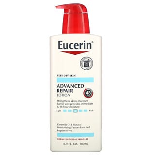 Eucerin, アドバンスリペアローション、無香料16.9 fl oz (500 ml)