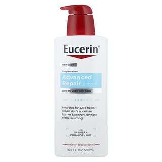 Eucerin, 어드밴스드 리페어 로션, 무향, 16.9 fl oz (500 ml)