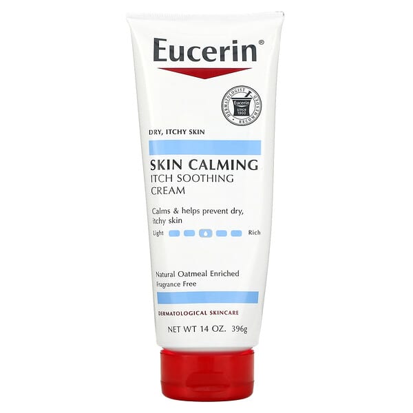 Eucerin, 舒緩身體乳，適用於乾燥瘙癢肌膚，無香型，14 盎司（396 克）