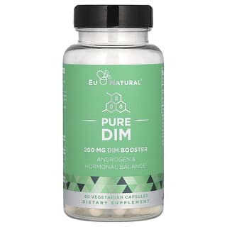 Eu Natural, Pure DIM, 200 mg, 60 cápsulas vegetales