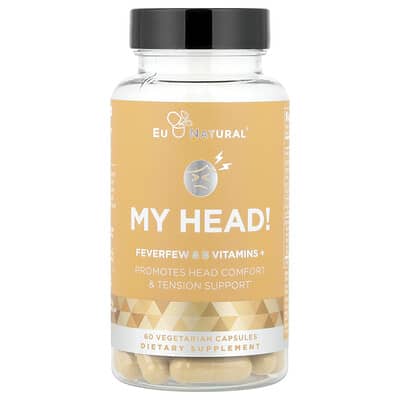 Eu Natural, My head, Feverfew and Butterbur, 60 Vegetarian Capsules