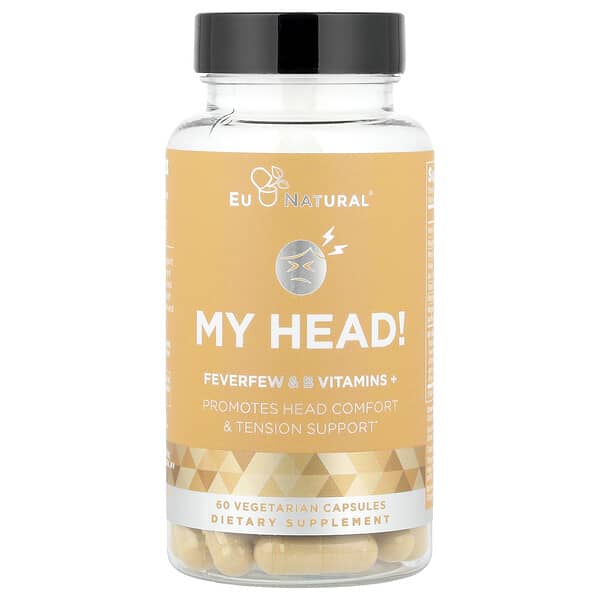 My Head!, Feverfew & B Vitamins +, 60 Vegetarian Capsules