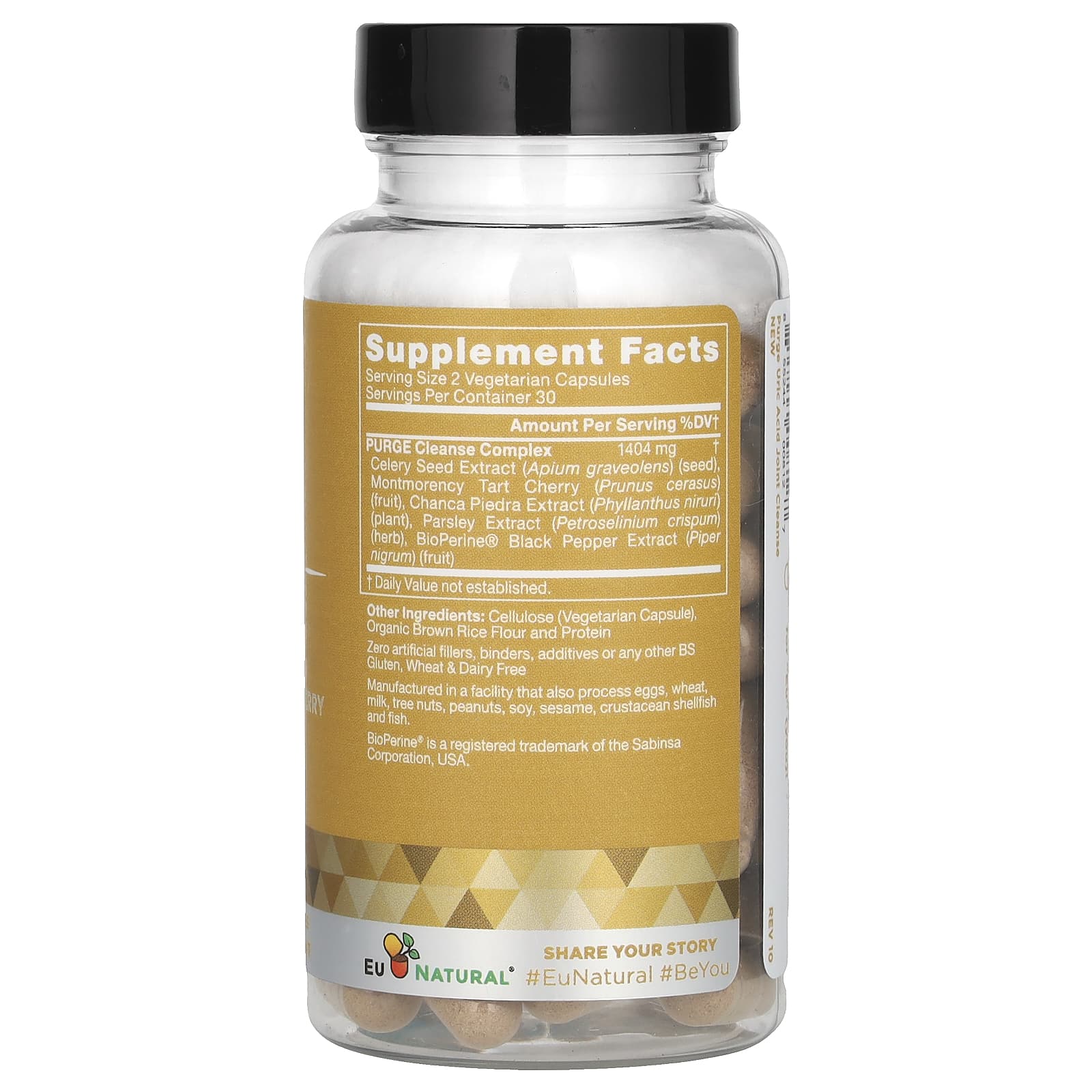 Eu Natural, Uric Acid Purge, Celery Seed & Tart Cherry, 60 Vegetarian