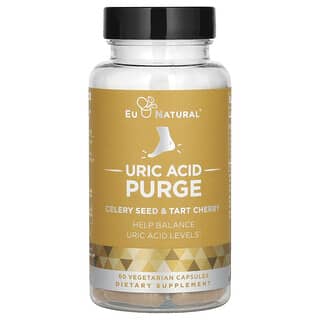 Eu Natural, PURGE!，芹菜籽和酸樱桃，60 粒素食胶囊