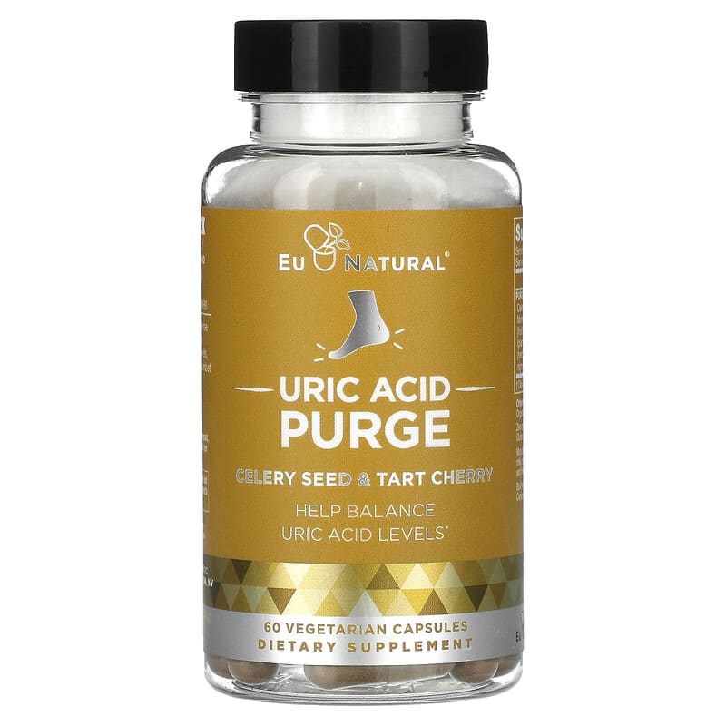 Uric Acid Purge, Celery Seed & Tart Cherry, 60 Vegetarian Capsules