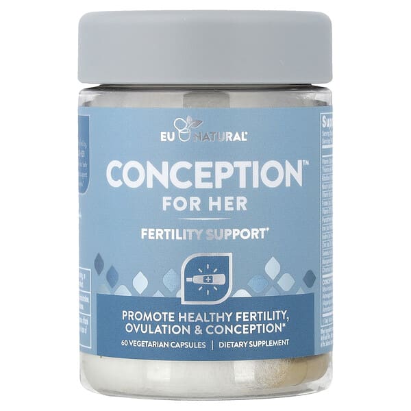 Eu Natural, Conception™ For Her, Fertility Support, 60 Vegetarian Capsules — product photo 1