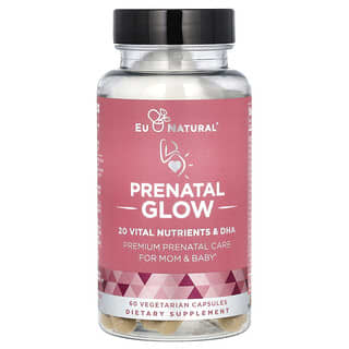 Eu Natural, Prenatal Glow, pränatales Leuchten, 60 pflanzliche Kapseln