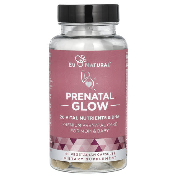 Eu Natural Prenatal Glow, 60 Vegetarian Capsules