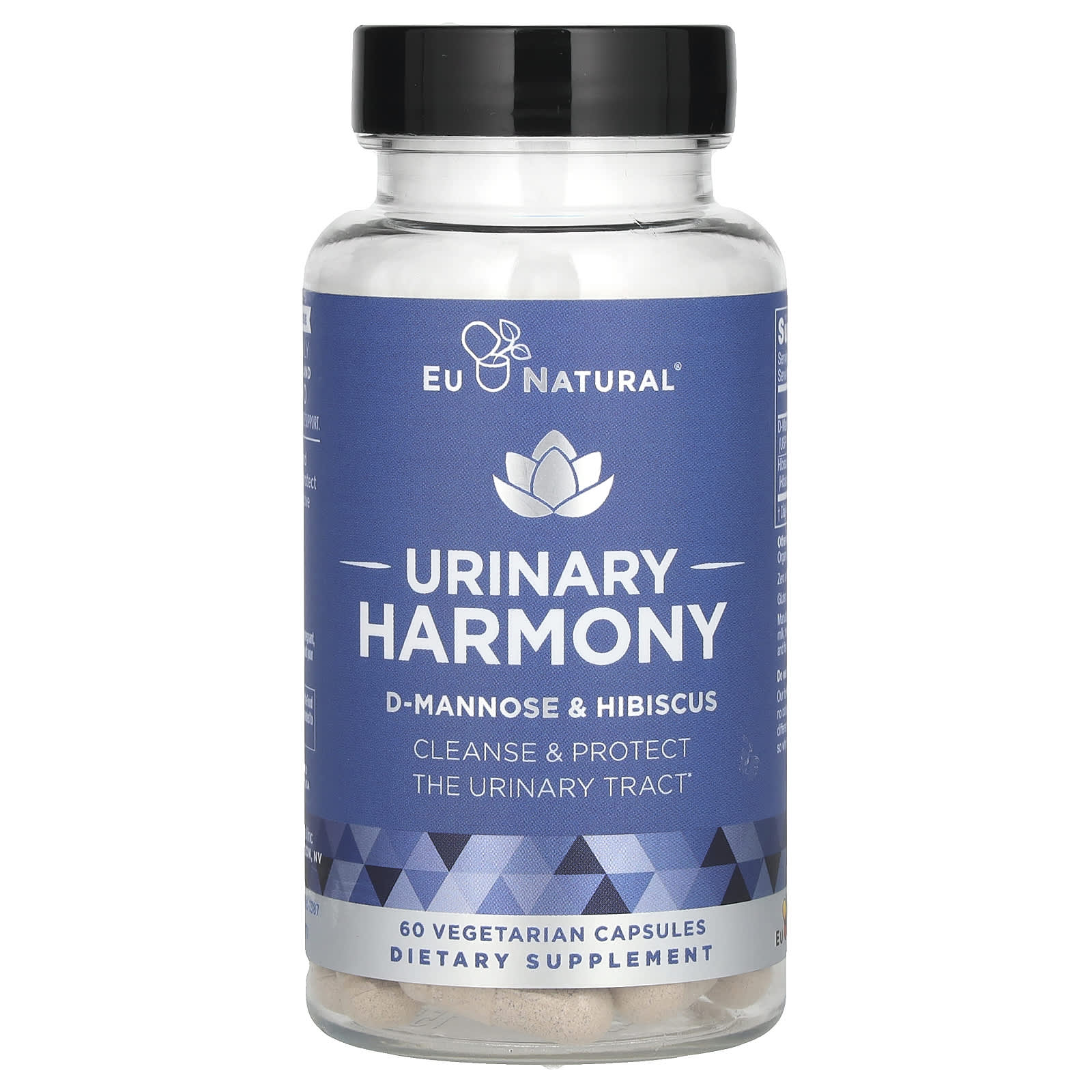 Eu Natural, Urinary Harmony, 만노오스 & 히비스커스, 베지 캡슐 60정