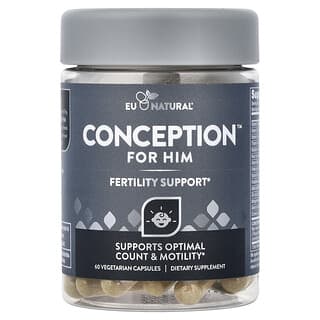 Eu Natural, Conception™ For Him, Fertility Support, 60 Vegetarian Capsules