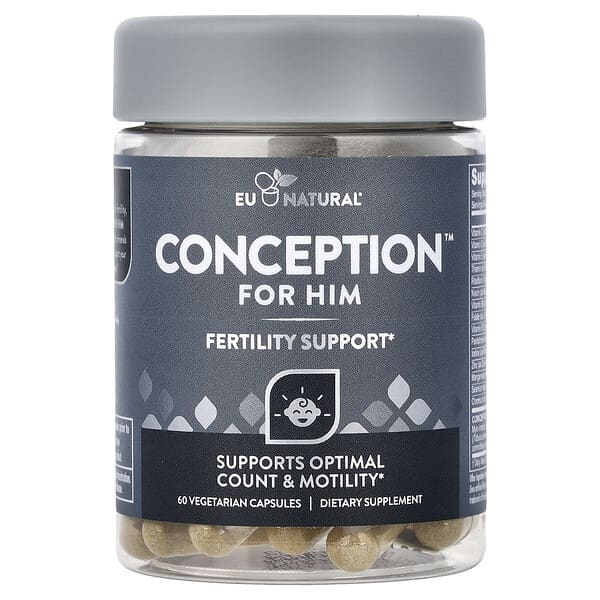Eu Natural, Ideation for Him, 임신 촉진 에이드, 베지 캡슐 60정