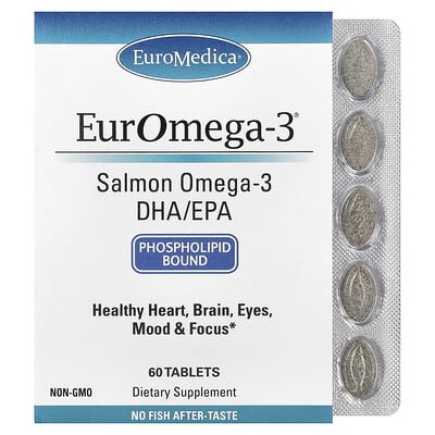 EuroMedica, EurOmega-3®, 60 Tablets