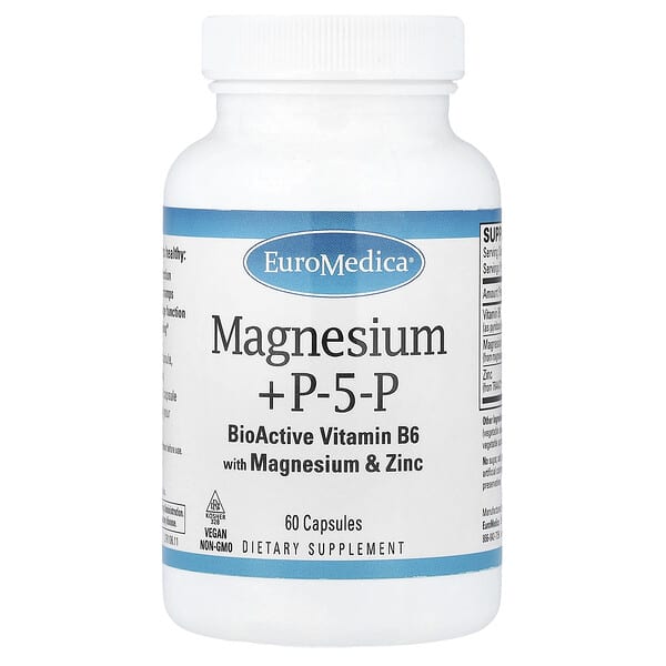 Magnesium + P5P, 60 Capsules