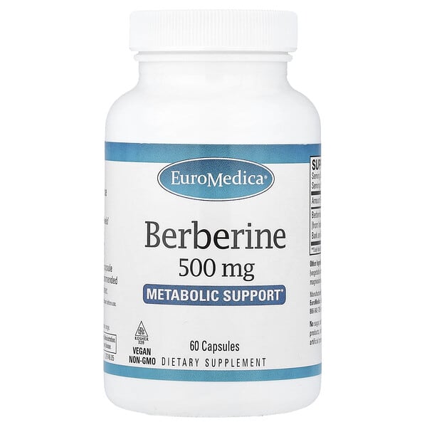 Berberine, 500 mg, 60 Capsules