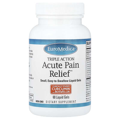 EuroMedica, Acute Pain Relief, 60 Liquid Gels