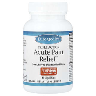 EuroMedica, Acute Pain Relief, 60 Liquid Gels